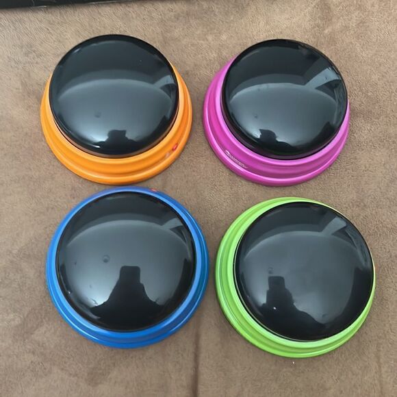 Recordable Answer Buzzers for Classrooms- Teacher supplies- Colorful Set of 4 - Picture 6 of 10